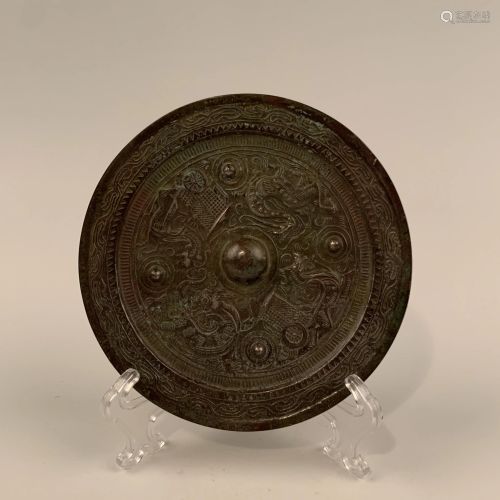 Chinese Han Bronze Mirror