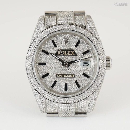 Rolex Men's Diamond Watch