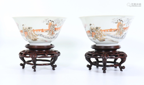 Pr Chinese Qing Enameled Porcelain 