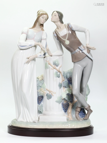 Lladro Porcelain Romeo & Juliette; A Ruiz 1971-92