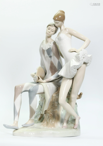 Lladro Porcelain Ballerina Harlequin Ruiz 1972-81