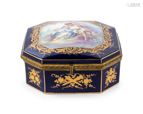 19 Century French Sevres Porcelain Box