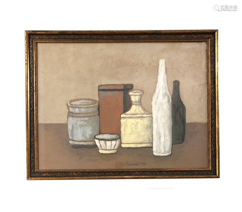 In the Manner of Giorgio Morandi (1890 - 1964) Italy