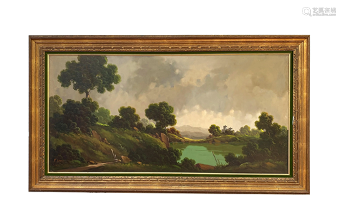 Landscape Painting Signed A. Lorein