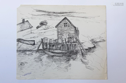 LANDSCAPE DRAWING BY LABROSSE