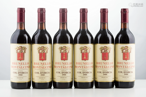 Brunello di Montalcino 1985, Tenuta Col d'Orcia