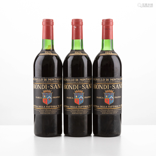 Brunello di Montalcino Annata 1974, Biondi Santi Tenuta