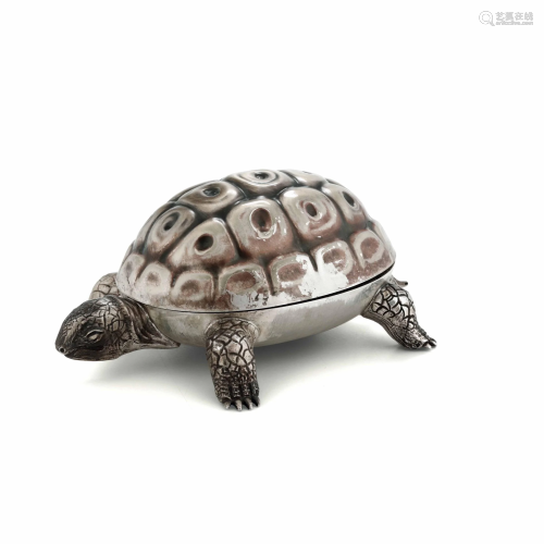 Scatola a forma di tartaruga, Maison Buccellati Argento