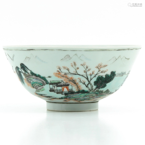 A Polychrome Decor Bowl