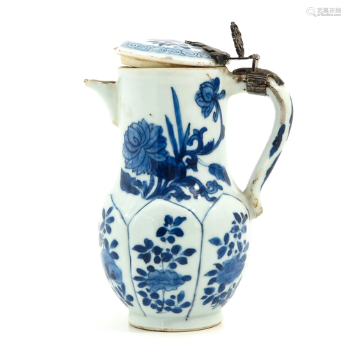 A Blue and White Jug