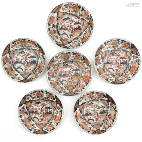 A Collection of 6 Imari Plates