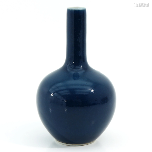 A Blue Glaze Vase