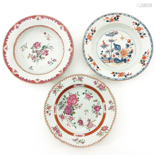 A Collection of 3 Plates