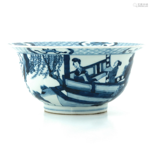 A Blue and White Bowl