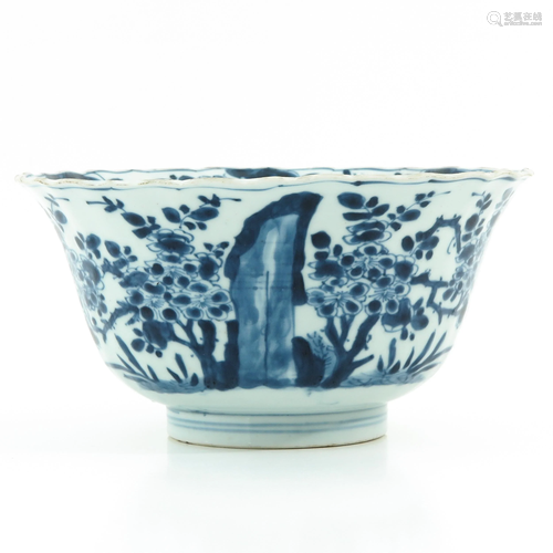 A Blue and White Bowl