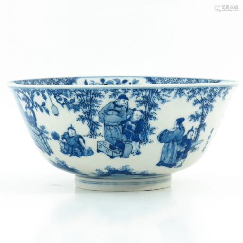 A Blue and White Bowl