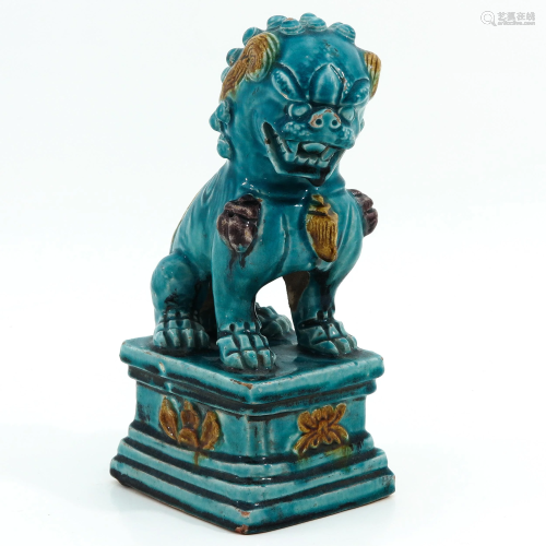 A Foo Dog Sculpture