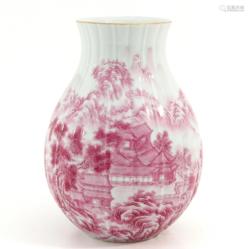 A Landscape Decor Vase