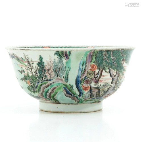 A Famille Verte Bowl