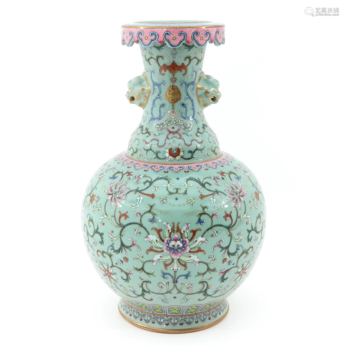 A Famille Rose Vase