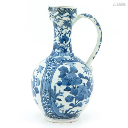 A Blue and White Arita Jug