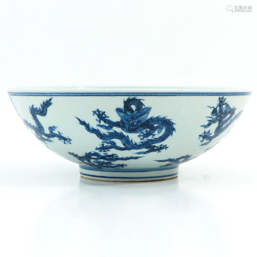 A Blue and White Bowl