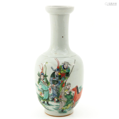 A Famille Verte Vase