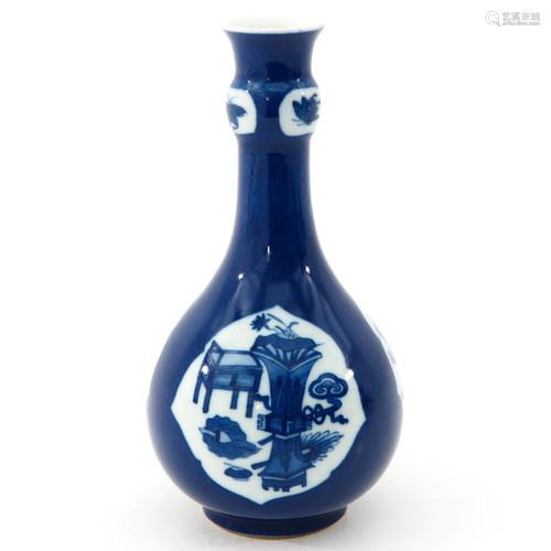 A Blue and White Vase