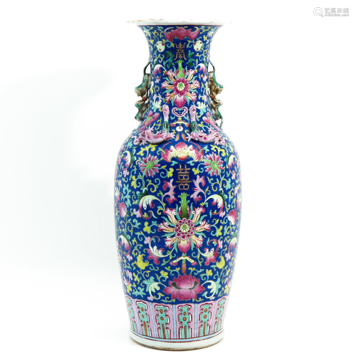 A Famille Rose Vase