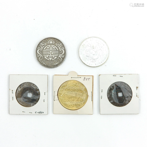 A Collection of Coin and Tokens