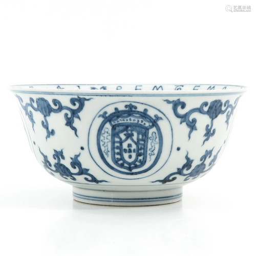 A Blue and White Bowl