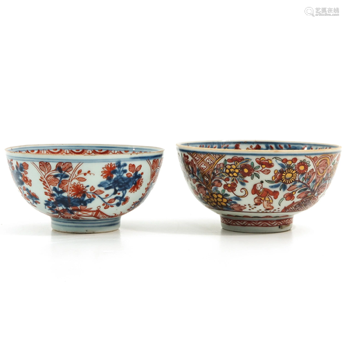 A Pair of Imari Bowls