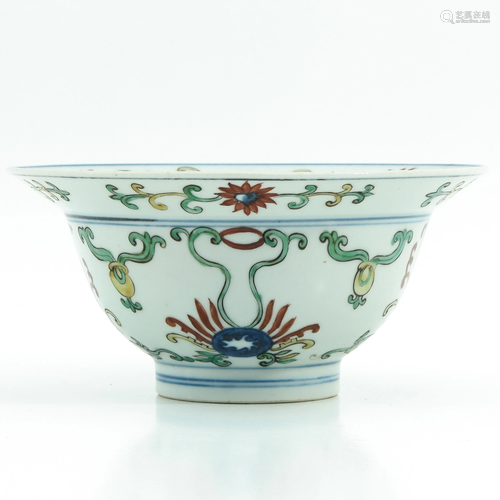 A Polychrome Decor Bowl