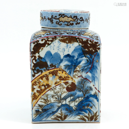 A Landscape Decor Ginger Jar