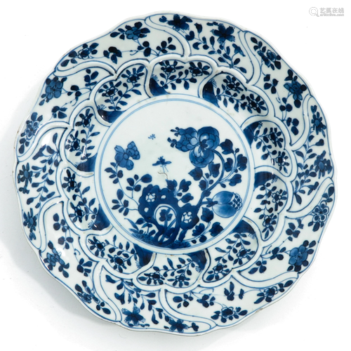 A Floral Decor Plate