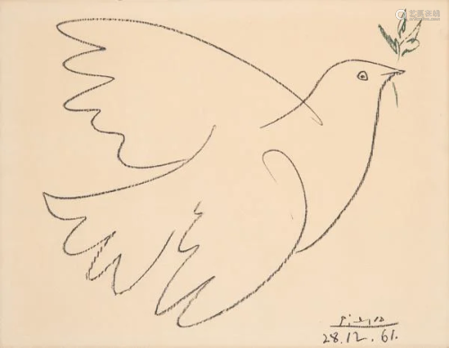 PABLO PICASSO - The Dove of Peace