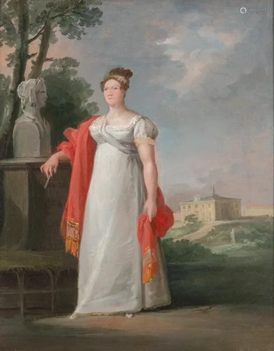 JUAN GÁLVEZ - Portrait of Queen María Isabel de