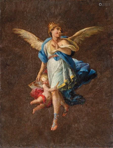 MADRILEÑA SCHOOL 18 th century - Allegory