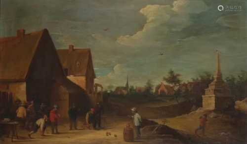 AFTER DAVID TENIERS 18 th - 19 th century - Peasants