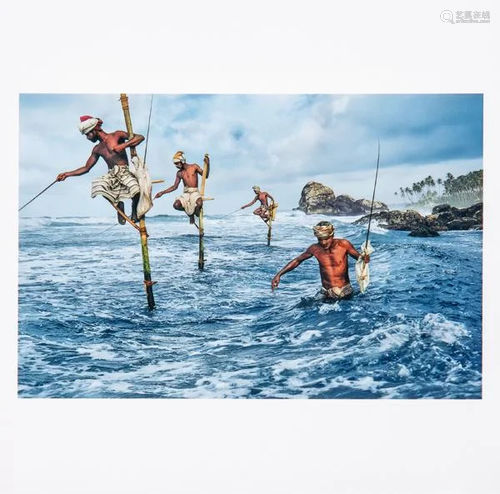 STEVE MCCURRY - Fishemen. Weligama. South Coast. Ski