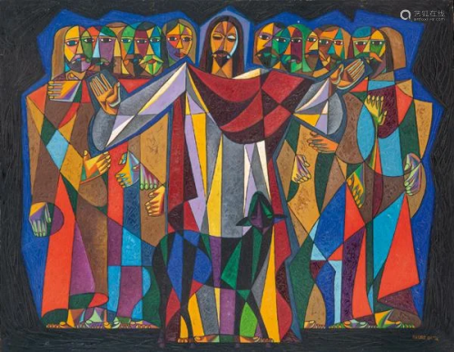NICOLÁS MARTÍNEZ ORTIZ - Jesus Christ and the Apostles