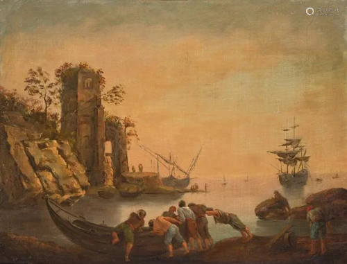 FOLLOWER OF CLAUDE JOSEPH VERNET 19 th century -