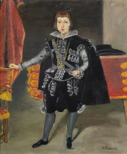 ISABEL GUERRA - Tribute to Velázquez. Prince Baltasar