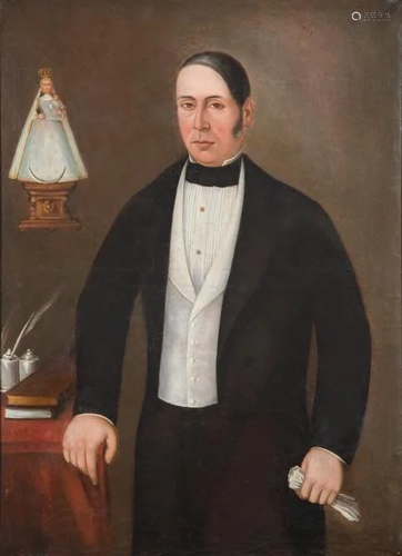 ARGENTINA SCHOOL 19 th - 20 th centuries - Portrait of