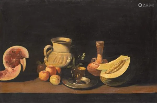 AFTER FRANCISCO DE ZURBARÁN 19 th century - Still Life