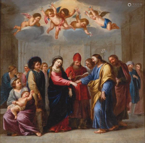 FLAMENCO SCHOOL 17 th century - Marriage of the Virgin