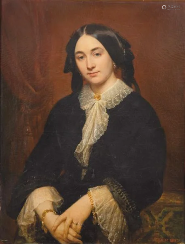 NICOLAS GOSSE - Portrait of a Lady