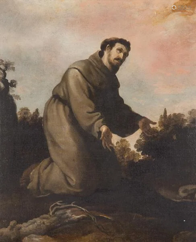 FRANCISCO HERRERA EL VIEJO - Saint Francis receiving