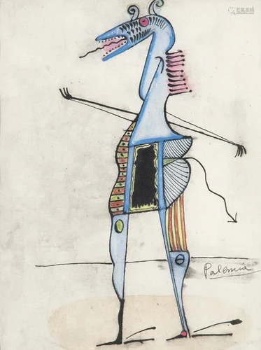 BENJAMÍN PALENCIA - Surrealist figure 11