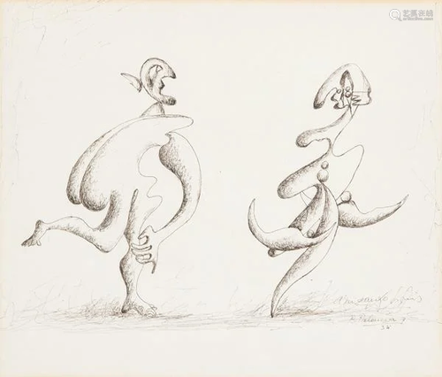 BENJAMÍN PALENCIA - Two surreal figures 9